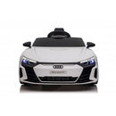 Macchina Elettrica per Bambini 12V Licenza Ufficiale Audi RS E-Tron GT con Telecomando Bianco