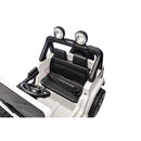 Macchina Elettrica per Bambini Jeep Wrangler Rubicon 12V con Telecomando Bianco   