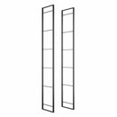 Struttura per Scaffale Lader H1790 Verniciato Nero Acciaio Emuca