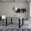 Tavolo Allungabile 120/380x90 cm Tecno Cashmere Gambe Antracite      