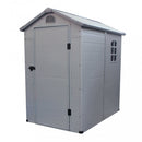 Casetta Box da Giardino Hause 134x192x204 h cm in Plastica Grigio chiaro