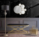 Specchio Glam Color 81x7,5x73 cm in Ferro Oro