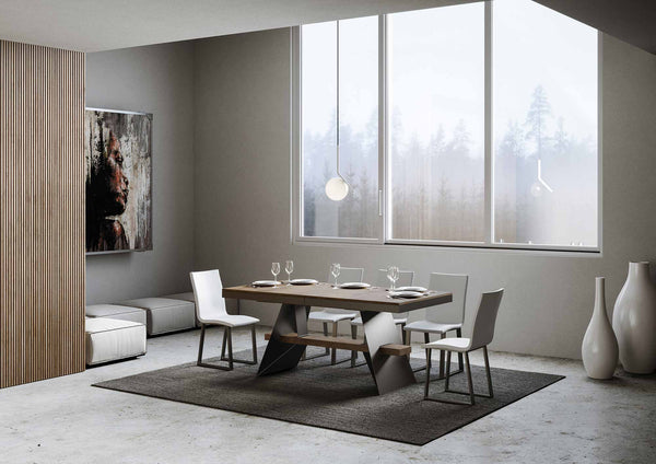 prezzo Tavolo Allungabile 180-284x90x77 cm Baita Evolution Noce