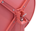 Tavolo Alto Vega Ø60x102 h cm in Acciaio Rosso