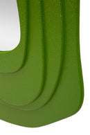 Specchio da Muro Dalia Verde 90x4x97 cm in MDF e Specchio Verde      