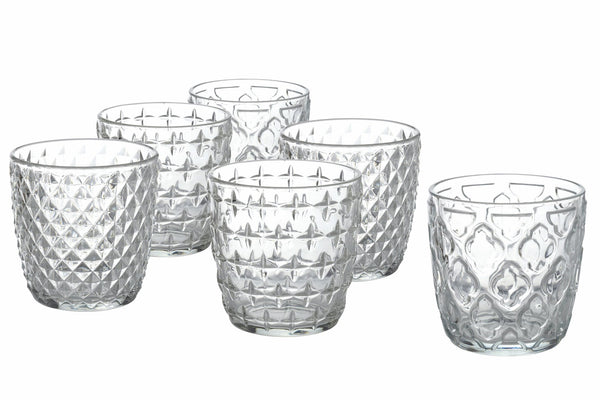 acquista Set 6 Bicchieri Acqua in Vetro 325 ml Villa d'Este Home Tivoli Diversity