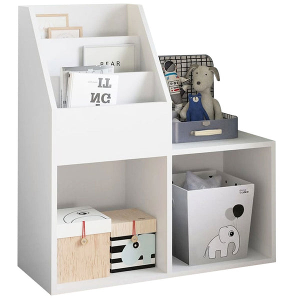 Libreria Cameretta Bambini Legno Scaffale 5 Ripiani Porta Giocattoli Libri Rivis sconto