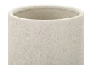 Vaso Ceramica Bubbles Ø16x28 cm in Ceramica Crema      