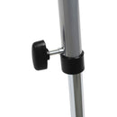 Tavolino Professional 80x60x50/69 h cm in Acciaio Bianco