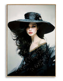 Dipinto su Tela Laccato Dori con Cornice 62x4x92 cm in Pino e Tela e Plastica      