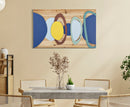 Pannello da Muro Wood Color 80x2,5x50 cm in Ferro e Abete      