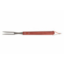 Set 6 Utensili Barbecue in Acciaio Inox e Legno con Grembiule in Nylon Nero      