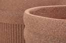 Cachepot da Esterno Colombia Tris Ø41,5x50 cm in Resina Rosso      