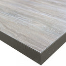 Tavolo Allungabile Seattle 205/265x105x75 h cm in Alluminio Taupe