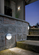Faretto Segnapassi a Semi Incasso da Esterno a LED Piccolo Sovil Geo Round Bianco