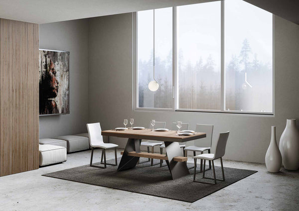 sconto Tavolo Allungabile 180-440x90x77 cm Baita Evolution Quercia Naturale