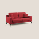Divano 2 Posti 146x95x91 cm in Tessuto Rosso
