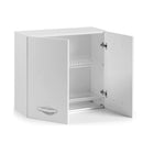 Mobile Colapiatti 80x32x72h cm centimetri bianco frassinato
