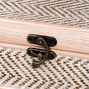 Set 2 Scatole in Legno sbiancato rettangolare 