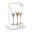Set 2 Bicchieri da Champagne Très Chic Flûte in Vetro VdE Tivoli 1996 Champagne  