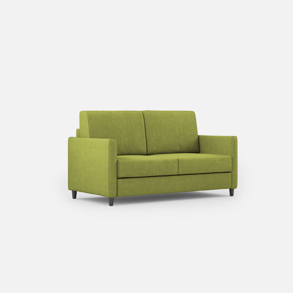 Divano 2 Posti 138x85x85 cm Karay in Tessuto Verde prezzo