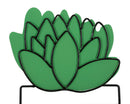 Pannello da Muro Cactus Set 3pz 33x33x1,3 cm - 33x46,5x1,3 cm - 33x33x1,3 cm in Ferro Multicolor      