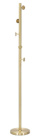 Appendiabiti Glamy 30x30x190 cm in Ferro Dorato      
