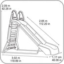 Mega Scivolo con Acqua 302x117x209 h cm in Plastica Multicolor