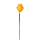 Set 12 Calla Artificiale Singola Altezza 72 cm Giallo
