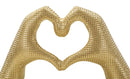 Scultura Lover Gold 25x7,5x13,5 cm in Resina Oro      