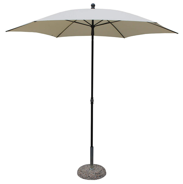 Ombrellone da Giardino Ø 2,5 m Palo Ø27 mm in Acciaio Maffei Kronos Ecrù prezzo