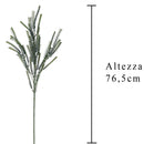 Set 12 Rami di Crassula Artificiale Altezza 76,5 cm Verde