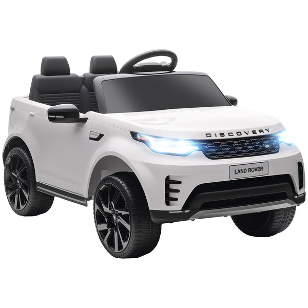 online Macchina Elettrica per Bambini Licenza Ufficiale Land Rover Discovery 12V con Telecomando Bianco
