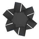 Braciere da Esterno a Legna in Acciaio 55x55x50 cm Flig Austin Basket Nero