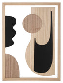 Pannello da Muro Astry 60x2x80 cm in MDF Multicolor      
