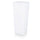 Vaso Quadrato Luminoso da Giardino Solare Autoricaricabile 38x38x86 cm in Polietilene Sined Solar 86 Bianco