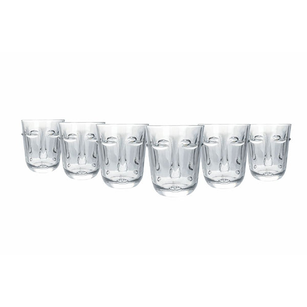 Set 6 Bicchieri Acqua Vis à Vis in Vetro VdE Tivoli 1996 Trasparente acquista