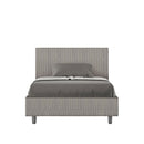 Letto 1 Piazza e Mezzo Adele Labirinto 02 Grigio Varie Misure