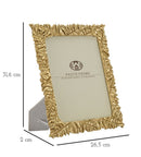 Cornice Fern 26,5x2x31,6 cm in Poliresina e Vetro