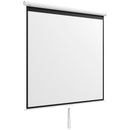 Telo per Proiettore 99"" Rapporto 1:1 189x7x182 cm Fissaggio a Muro e Soffitto per Casa e Ufficio Bianco