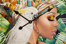 Orologio Kloe 60x4,5x60 cm in MDF Multicolor      