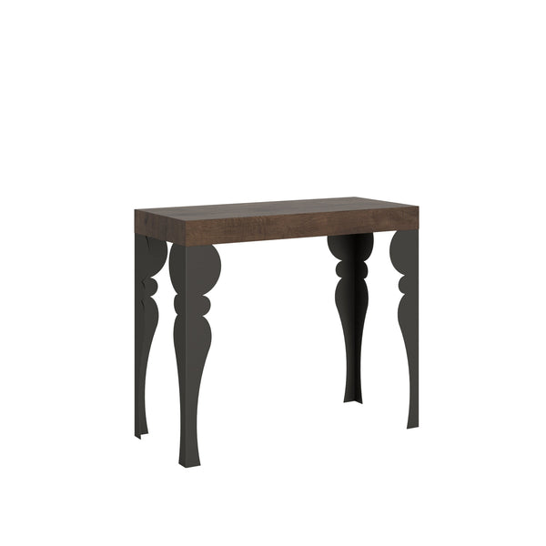 acquista Consolle Allungabile 90-300x40x77 cm in Nobilitato Marrone