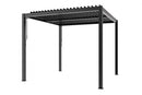 Pergola Bioclimatica 4x4 m in Alluminio Grigio scuro