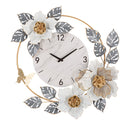 Orologio da Muro Flowers 64x8x64 cm in Ferro Multicolor      