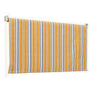 Tenda da Sole a Caduta 250x200 cm Tessuto in Poliestere Riga Gialla