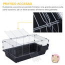Gabbia Trasportino per Piccoli Roditori 100x55x41 cm 