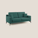 Divano 3 Posti 186x95x91 cm in Tessuto Petrolio