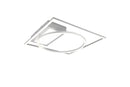 Plafoniera da Interno a Led in Metallo Bianco Opaco