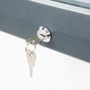 Bacheca da Esterno con Apertura a Ribalta 190,5x106,7x4,7 cm in Alluminio Grigio Antracite