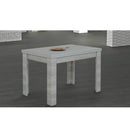 Tavolo allungabile 100/200x100x76 cm Maribor betulla bianco oliva